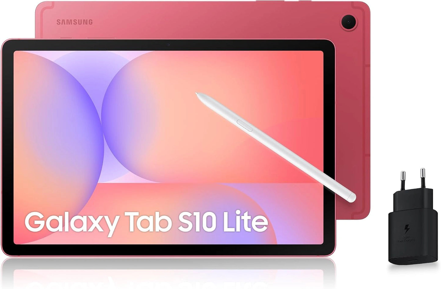 Tablette Samsung Galaxy Tab S10 Lite 10,9" Wi-Fi 128Go - Android avec S Pen, Corail, Chargeur 25W, Version Française