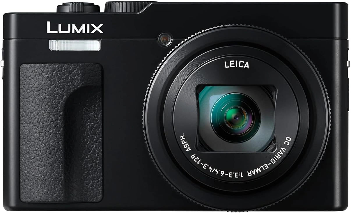 Panasonic Lumix TZ99 Appareil Photo Compact avec Zoom Leica 30x, Capteur 20.3MP, Écran Tactile Inclinable, 4K et Connectivité Sans Fil Noir
