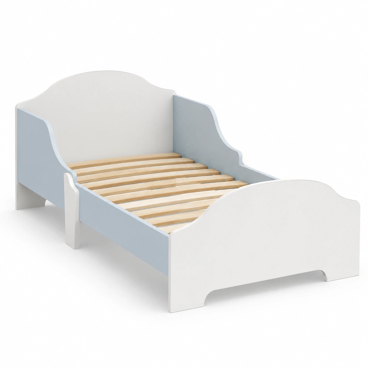 lit-au-sol-pour-enfants-avec-design-etoiles-et-sommier-ishctm7025wp