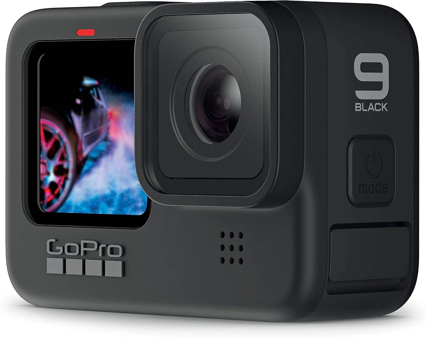 GoPro HERO9 - Caméra d'action 5K étanche avec écran double, photo 20 MP, diffusion 1080p, webcam intégrée, stabilisation avancée, noir