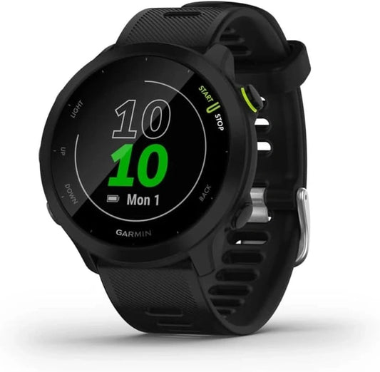 Garmin Forerunner 55 - Montre Sport GPS avec Suivi Cardio et Entraînement Personnalisé - Noir 42 mm