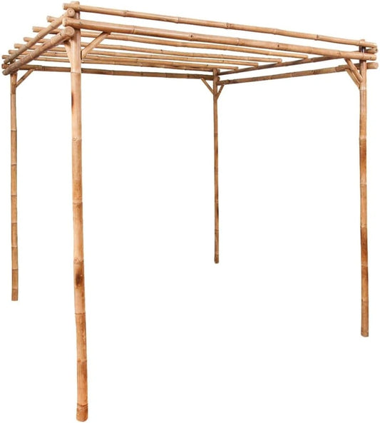 Pergola en Bambou pour Jardin 170x170x220 cm