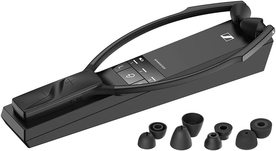 Casque Sans Fil Sennheiser RS 5200 pour TV - Son Clair, Profils Audition, Mode Clarté, Léger, Connexions Variées