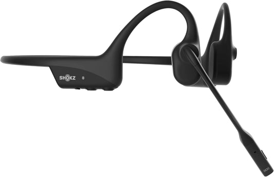 Casque Bluetooth à Conduction Osseuse avec Micro Anti-Bruit – SHOKZ OpenComm2, 16h d'Autonomie, Noir
