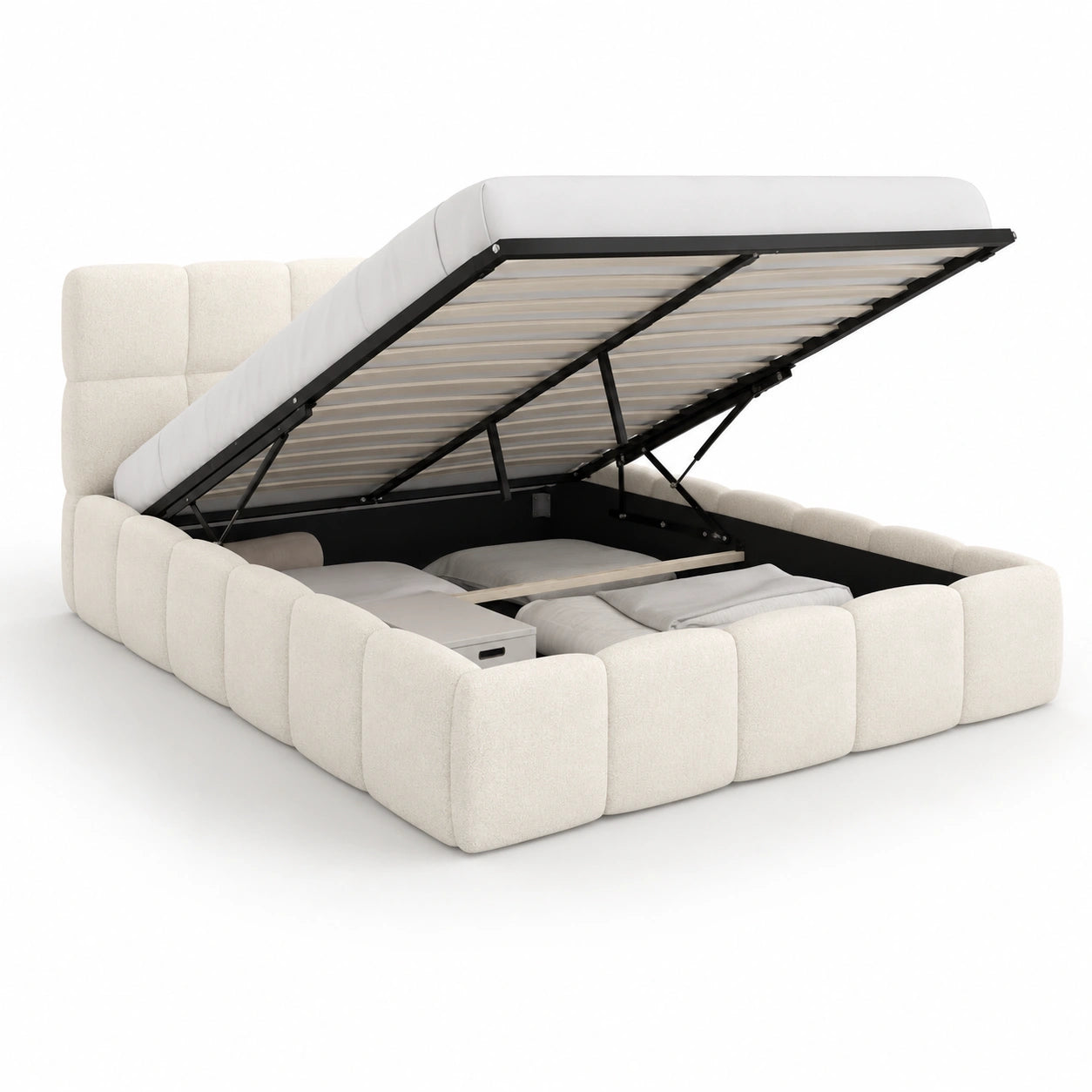 lit-coffre-double-avec-tete-matelassee-et-sommier-140x190-cm-tissu-bouclette-blanc-xydlpi7113qx