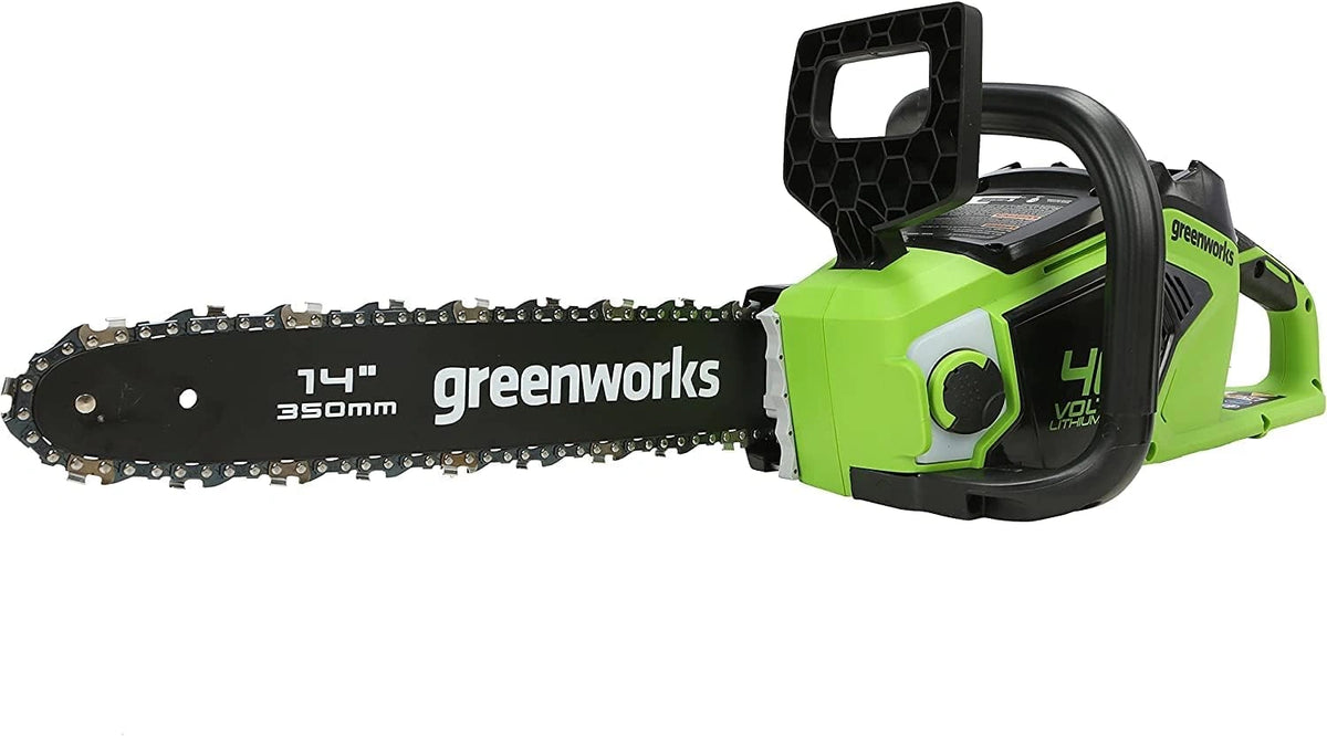 Tronçonneuse à Batterie 14'' sans Balais, 12 m/s, 3,5 kg - Greenworks
