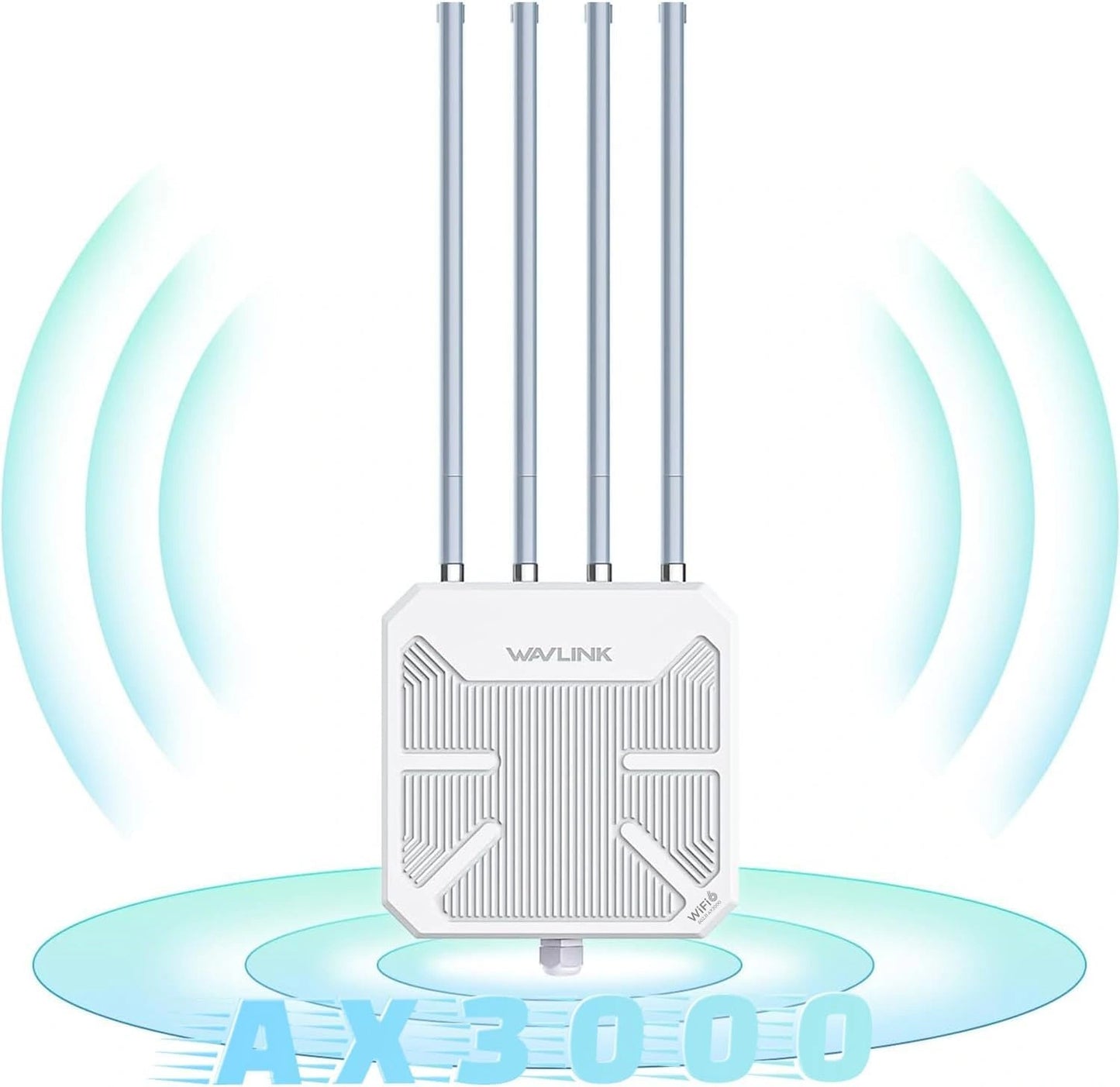 Amplificateur WiFi Extérieur Puissant AX3000 - Répéteur WiFi Longue Portée avec Mesh