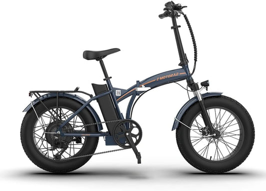 Vélo Électrique Pliable Toledo par EMotorad avec Pneus Fat Kenda 20x4, Moteur 250W et Batterie 13Ah