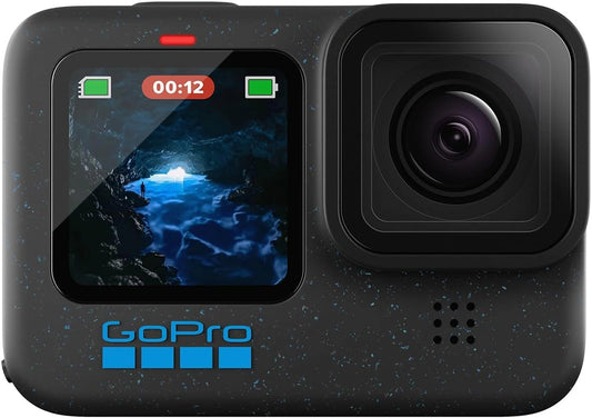 Caméra d'Action GoPro HERO12 Black Étanche 5.3K UHD, Photos 27MP, HDR, Stabilisation