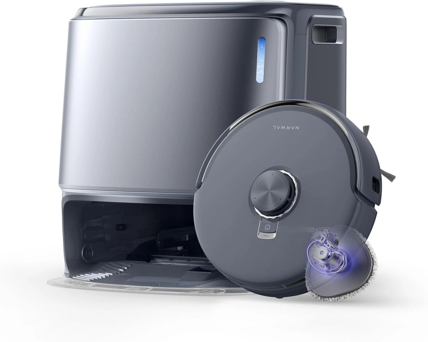 Aspirateur Robot NARWAL Freo Z10 Ultra - Nettoyage Avancé 18000Pa, Lavage et Séchage Automatique, Station Multifonction