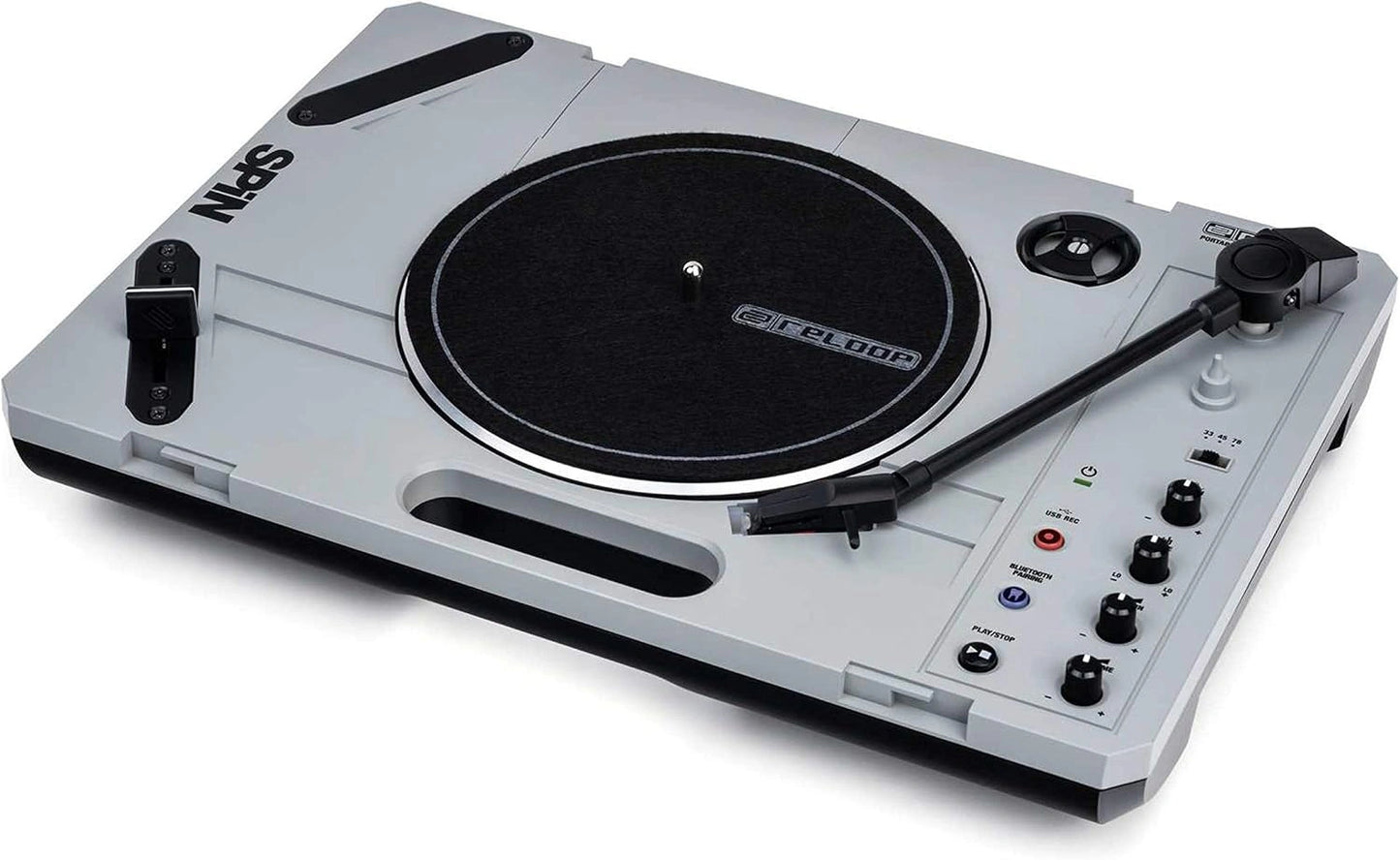 Reloop Spin - Platine Portable pour Vinyles avec Fonctionnalité Bluetooth et Scratch