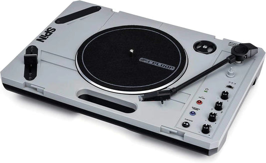 Reloop Spin - Platine Portable pour Vinyles avec Fonctionnalité Bluetooth et Scratch