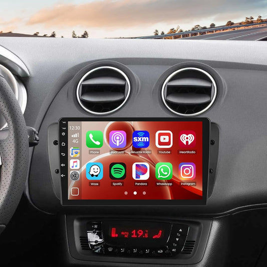 Autoradio Android 9 pouces pour Seat Ibiza 2009-2013 avec CarPlay et Android Auto