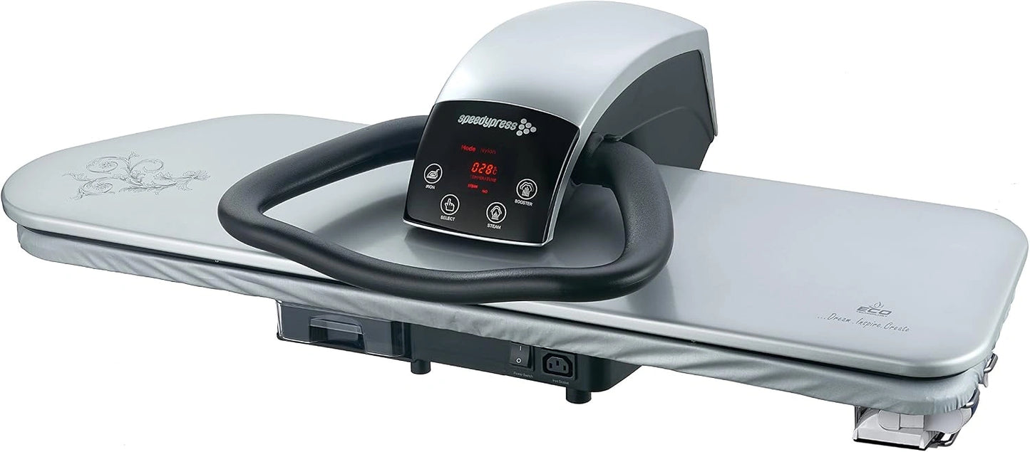 Centrale Vapeur Professionnelle 101cm avec Accessoires Inclus - Argent