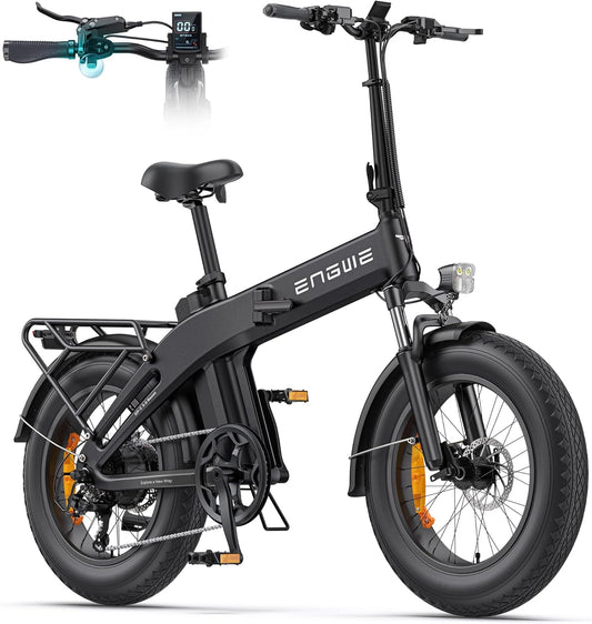 Vélo Électrique Pliable ENGWE, 48V 13,5Ah, Autonomie 120km, Freins Hydrauliques, Tout-Terrain, Modèle EP-2 3.0