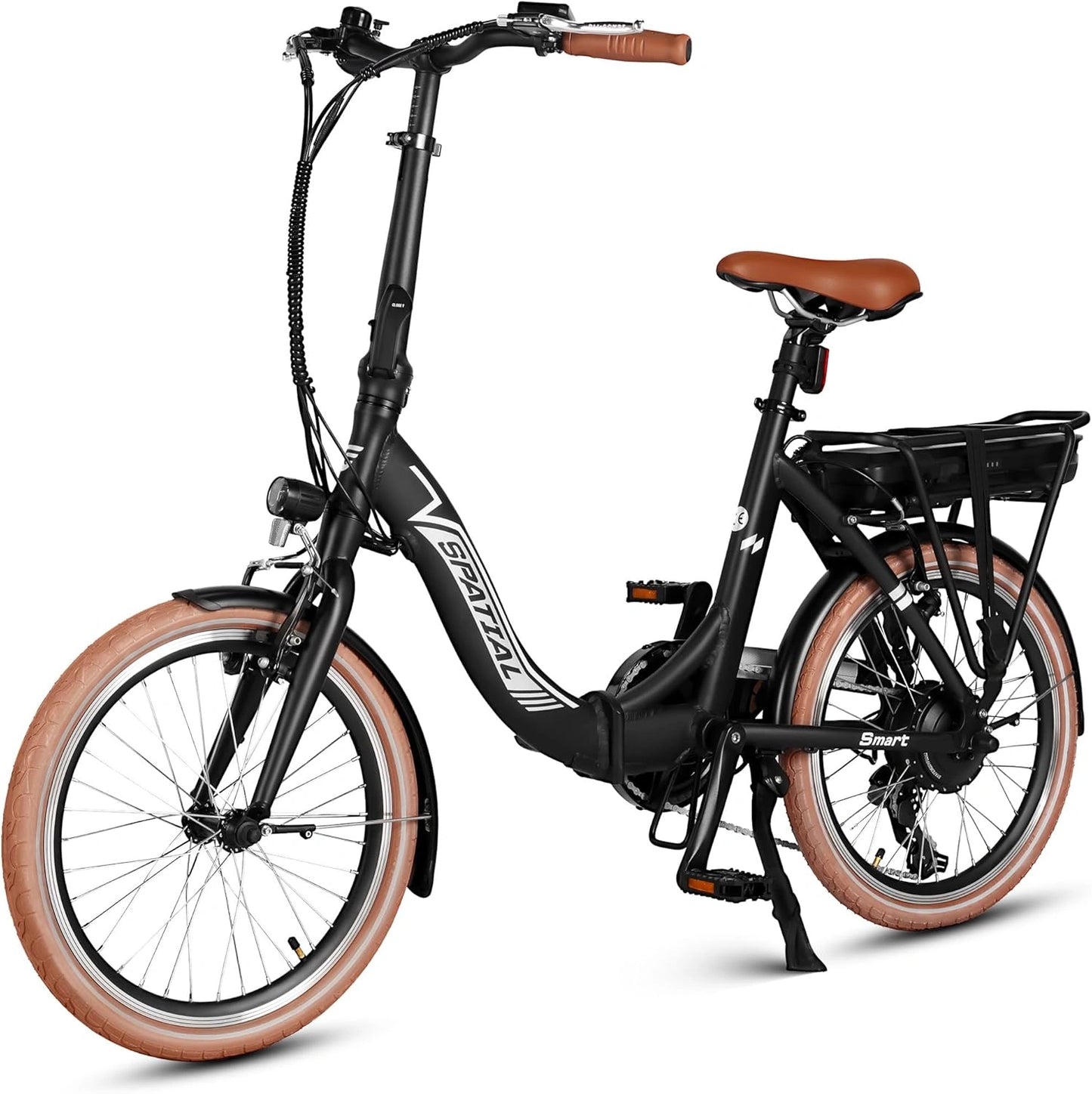 Vélo Électrique Pliable 20 pouces SPATIAL, 250W 36V, Batterie 374.4Wh, 7 Vitesses pour Adultes