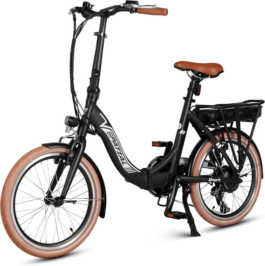 Vélo Électrique Pliable 20 pouces SPATIAL, 250W 36V, Batterie 374.4Wh, 7 Vitesses pour Adultes