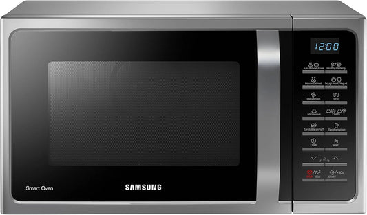 Samsung Micro-ondes Combiné 28L, 900W, Grill 1500W, SmartOven, Argent
